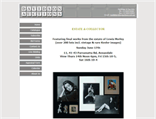 Tablet Screenshot of davidsonauctions.com.au